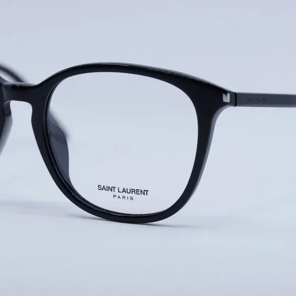 ?️ New Saint Laurent SL724/F 001 Eyeglasses - Black Frame